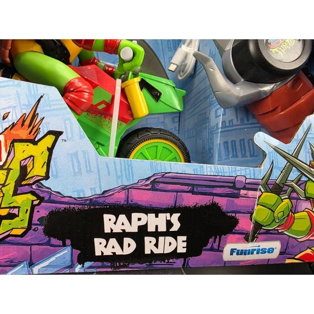 Teenage Mutant Ninja Turtles Tales Remote-Control Raphs Rad Ride Toy 2.4GHz